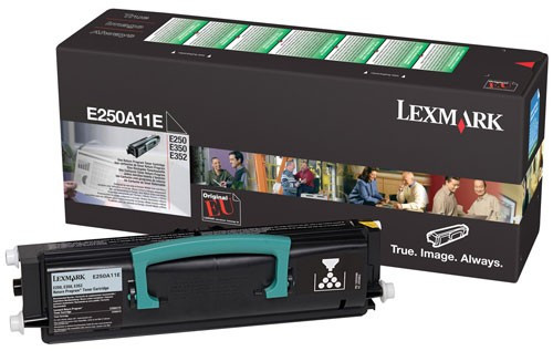 Lexmark E250A11E toner negro (original) E250A11E 034890 - 1