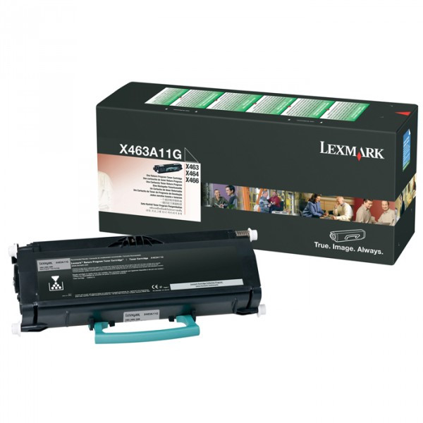 Lexmark X463A11G toner negro (original) X463A11G 037062 - 1