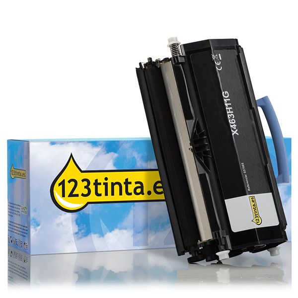 Lexmark X463H11G toner negro XL (marca 123tinta) X463H11GC 037065 - 1