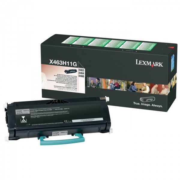 Lexmark X463H11G toner negro XL (original) X463H11G 037064 - 1