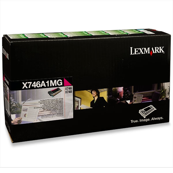 Lexmark X746A1MG toner magenta (original) X746A1MG 037224 - 1