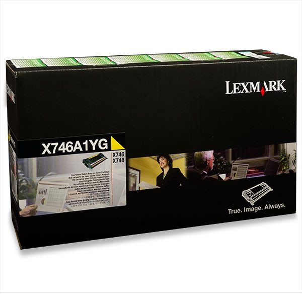 Lexmark X746A1YG toner amarillo (original) X746A1YG 037226 - 1