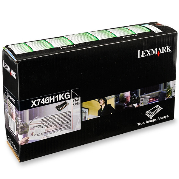 Lexmark X746H1KG toner negro (original) X746H1KG 037214 - 1