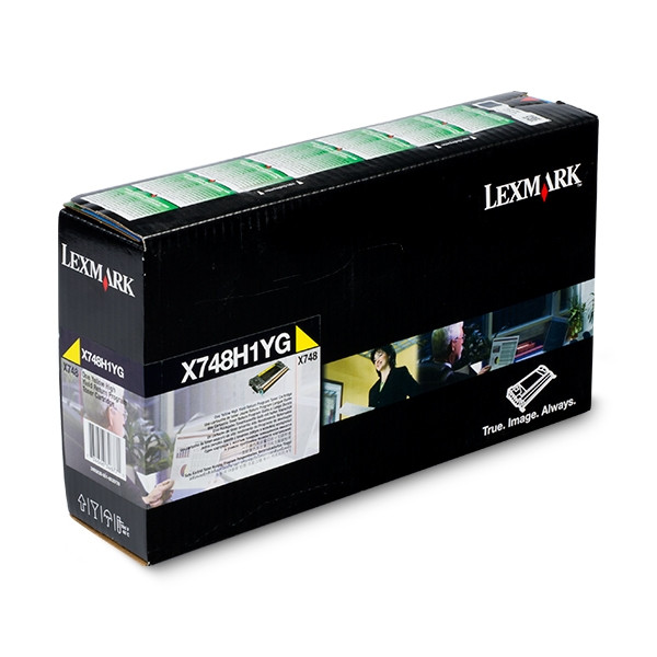 Lexmark X748H1YG toner amarillo XL (original) X748H1YG 037220 - 1