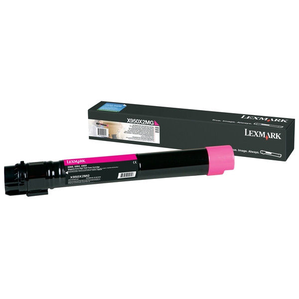 Lexmark X950X2MG toner magenta (original) X950X2MG 037178 - 1