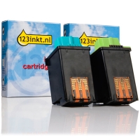 Lexmark cartuchos nº 50 (17G0050) + nº 60 (17G0060) cartuchos de tinta (marca 123tinta) | Pack negro + color 040075