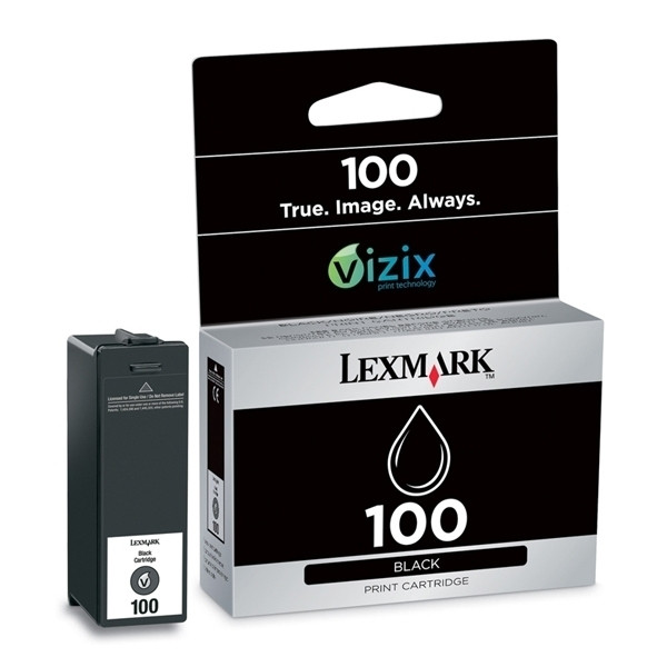 Lexmark nº 100 (14N0820E) cartucho de tinta negro (original) 14N0820E 040414 - 1