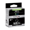 Lexmark nº 105XL (14N0822E) cartucho de tinta negro XL (original) 040430 - 1