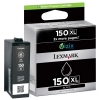 Lexmark nº 150XL (14N1614E) cartucho de tinta negro XL (original) 040464 - 1