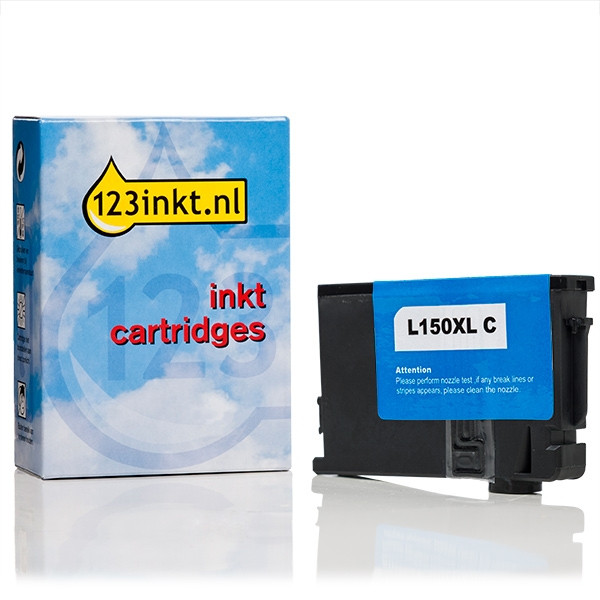 Lexmark nº 150XL (14N1615E) cartucho de tinta cian XL (marca 123tinta) 14N1615EC 040467 - 1