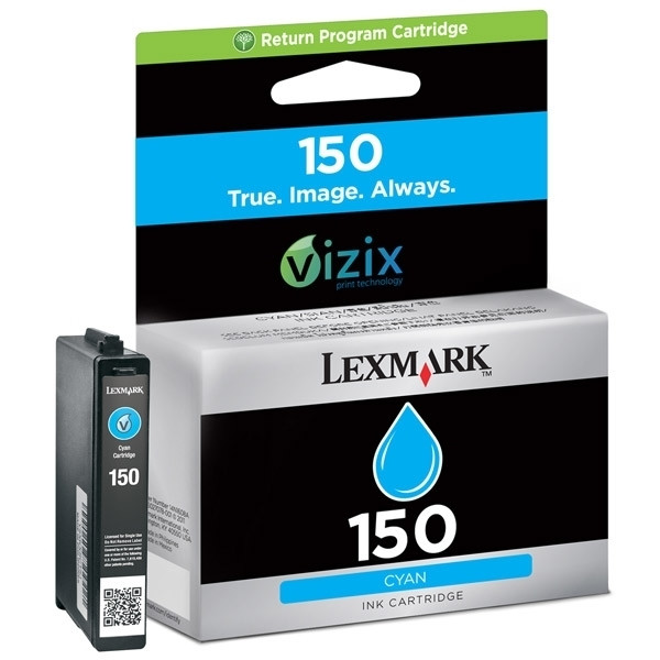 Lexmark nº 150 (14N1608E) cartucho de tinta cian (original) 14N1608E 040458 - 1