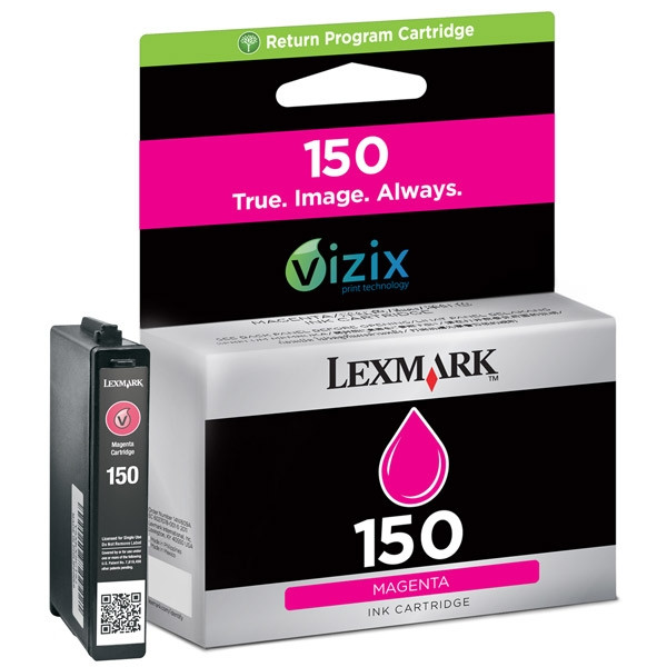 Lexmark nº 150 (14N1609E) cartucho de tinta magenta (original) 14N1609E 040460 - 1