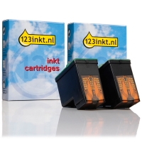 Lexmark nº 16 (10N0016) + nº 26 (10N0026) cartuchos de tinta (marca 123tinta) | Pack negro + color 040185