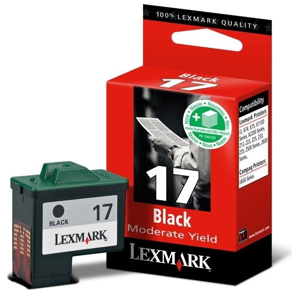 Lexmark nº 17 (10NX217) cartucho de tinta negro 10NX217E 040159 - 1