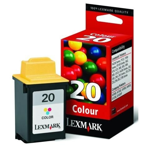 Lexmark nº 20 (15M0120) cartucho de tinta tricolor (original)