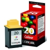 Lexmark nº 20 (15M0120) cartucho de tinta tricolor (original)