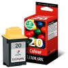 Lexmark nº 20 (15MX120) cartucho de tinta tricolor (original) 040049 - 1
