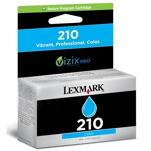 Lexmark nº 210 (14L0086E) cartucho de tinta cian (original) 14L0086E 040602 - 1