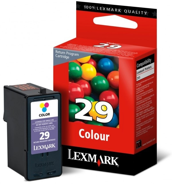 Lexmark nº 29 (18C1429) cartucho de tinta tricolor (original) 18C1429E 040310 - 1