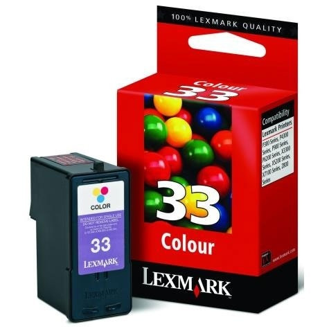 Lexmark nº 33 (18C0033E) cartucho de tinta color (original) 18C0033E 040230 - 1