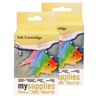 Lexmark nº 34 (018C0034E) + nº 35 (018C0035E) cartuchos de tinta (marca 123tinta) | Pack negro + color 040285