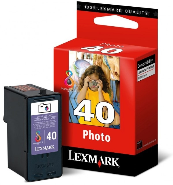 Lexmark nº 40 (18Y0340E) cartucho de tinta foto (original) 18Y0340E 040330 - 1