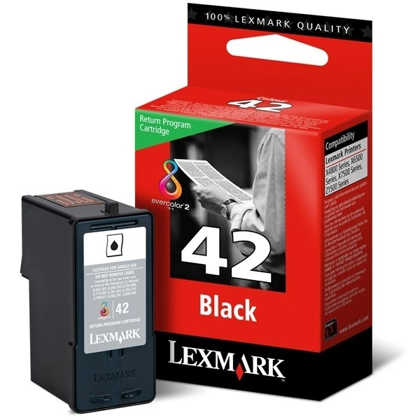 Lexmark nº 42 (18Y0142E) cartucho de tinta negro (original) 18Y0142E 040355 - 1