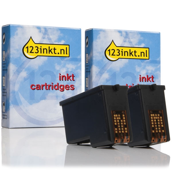 Lexmark nº 43XL + nº 44XL (80D2966) cartuchos de tinta (marca 123tinta) | Pack negro + color 040329 - 1