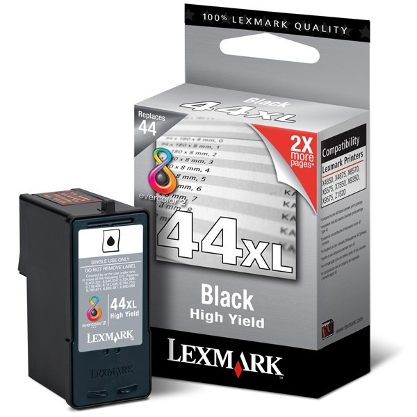 Lexmark nº 44XL (18Y0144E) cartucho de tinta negro XL (original) 18Y0144E 040325 - 1