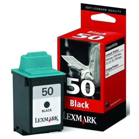 Lexmark nº 50 (17G0050) cartucho de tinta negro XL (original) 17G0050E 040060 - 1