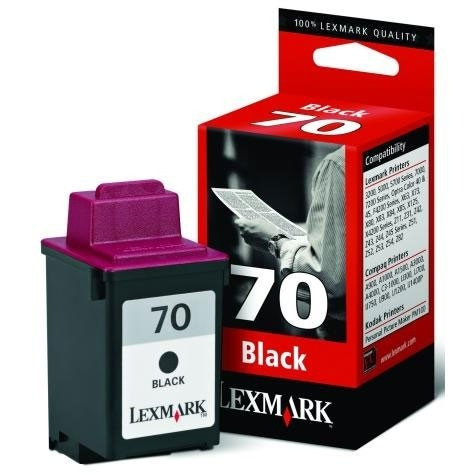 Lexmark nº 70 (12AX970) cartucho de tinta negro (original) 12AX970E 040020 - 1