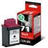Lexmark nº 71 (15MX971) cartucho de tinta negro claro (original) 040259 - 1