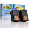 Lexmark nº 75 (12A1975) + nº 25 (15M0125) cartuchos de tinta (marca 123tinta) | Pack negro + color 040059 - 1
