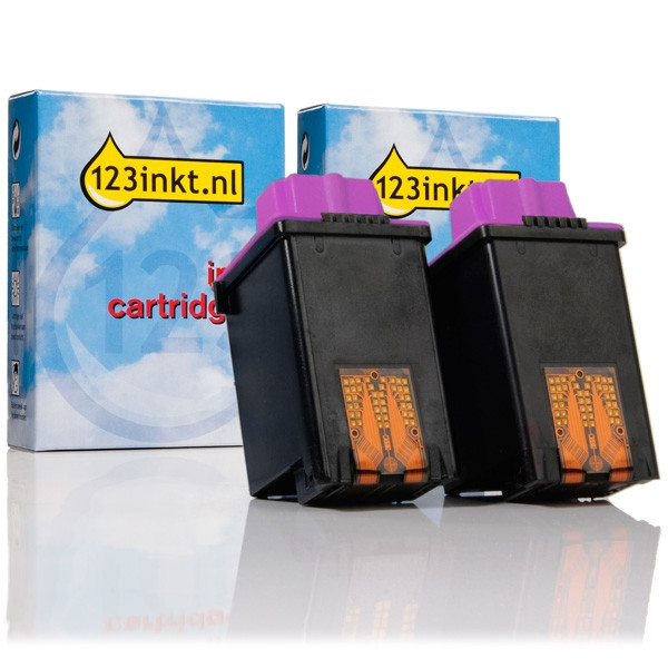 Lexmark nº 75 (12A1975) cartucho de tinta negro (marca 123tinta) | Pack 2 uds 040028 - 1