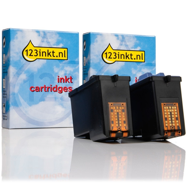 Lexmark nº 82 (18L0032) + nº 88 (18L0000) cartuchos de tinta (marca 123tinta) | Pack negro + color 040211 - 1