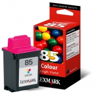 Lexmark nº 85 (12A1985) cartucho de tinta tricolor alta capacidad (original) 12A1985E 040035