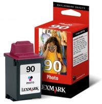 Lexmark nº 90 (12A1990) cartucho de tinta foto tricolor (original) 12A1990E 040040