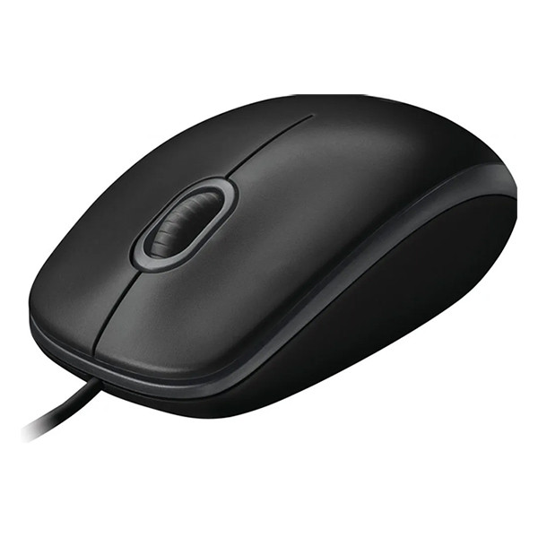 Logitech B100 Ratón óptico negro con cable 910-003357 828062 - 2