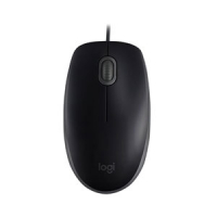 Logitech B110 USB Negro Ratón óptico 828154