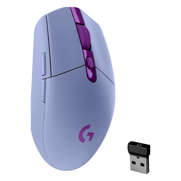 Logitech G305 Lightspeed Ratón inalámbrico para juegos morado 828157 - 6
