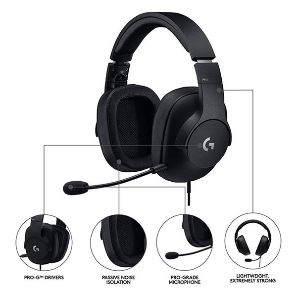 Logitech G Pro X Auriculares para juegos 828167 - 7