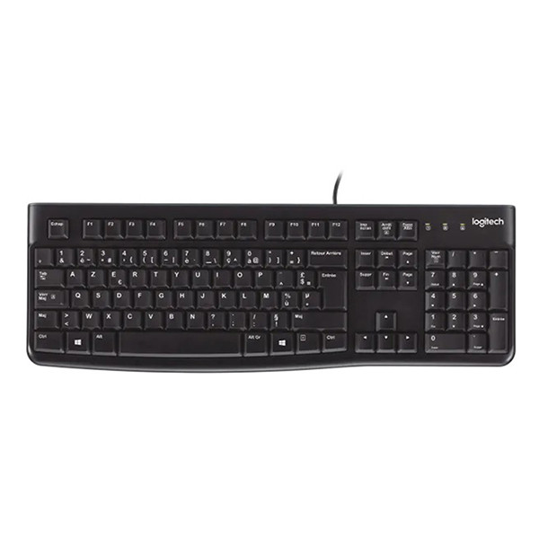 Logitech K120 teclado con conexión USB AZERTY 828206 - 1
