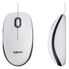Logitech M100 Ratón con cable blanco 828105 - 4