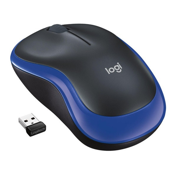 Logitech M185 Ratón inalámbrico azul 828106 - 2