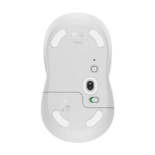 Logitech Signature M650 ratón inalámbrico blanco 828888 - 4