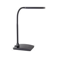 MAULpearly Lámpara de escritorio LED regulable con temperatura de color ajustable negra 402295