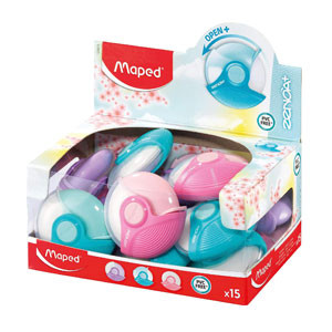 Maped Goma de Borrar Zenoa Plus - 1 unidad | Colores surtidos 426193 - 1