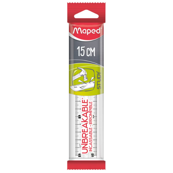 Maped regla flexible transparente 15cm 499400 - 1