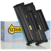 Marca 123tinta - HP 106A (W1106A) toner negro | Pack 2 uds