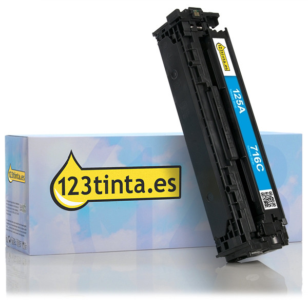 Marca 123tinta - HP 125A (CB541A) toner cian CB541AC 039807 - 1